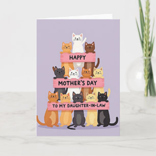 Pastel Feline Pyramid Mother Card