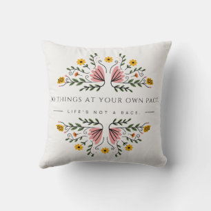 Pastel Feminine Flower Cushion