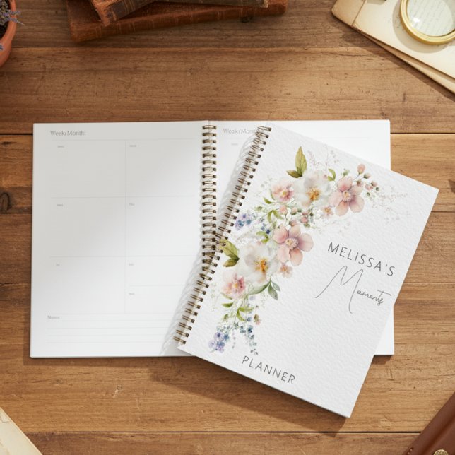 Pastel Feminine Watercolor Floral Modern Planner (Creator Uploaded)
