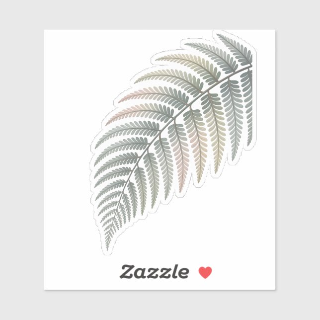 Pastel fern leaf* (Sheet)