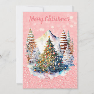 Pastel Festive Christmas Card
