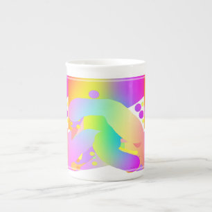 Pastel Figure  Bone China Mug
