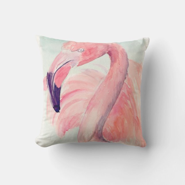Pastel Flamingo Cushion (Front)