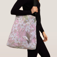 Pastel Flamingo Jungle Love #2 #tropical #wall