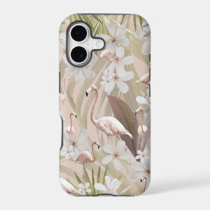 Pastel Flamingo Jungle Love #3 #tropical #wall