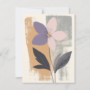 Pastel Flora in Stillness #092 Postcard