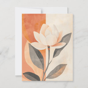 Pastel Flora in Stillness #106 Postcard