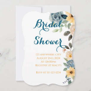 PASTEL FLORAL BRIDAL SHOWER INVITATION