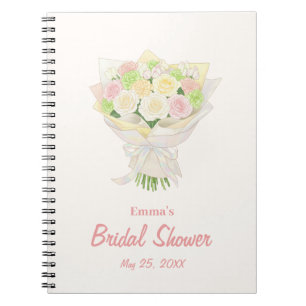 Pastel Floral Bridal Shower – Japanese Notebook