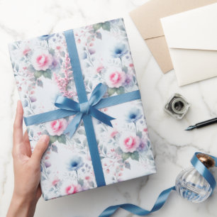 Pastel Floral Easter Delight Cute Wrapping Paper