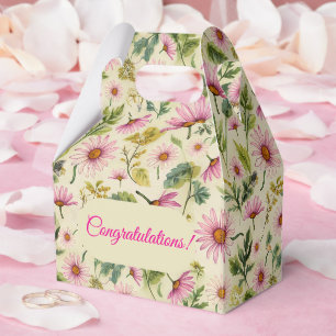 Pastel Floral  Favour Box