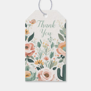 Pastel Floral Fiesta Gift Tags