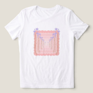 Pastel Floral Frame Tri-Blend Shirt