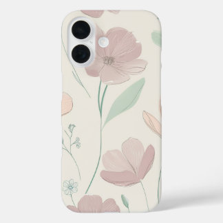 Pastel Floral iPhone 16 Case