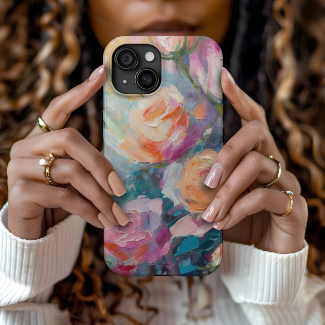 Pastel Floral Modern Impressionist Painting  Case-Mate iPhone Case (Creator Uploaded)