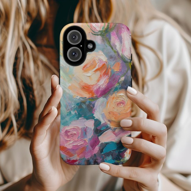 Pastel Floral Modern Impressionist Painting  Case-Mate iPhone Case (Creator Uploaded)