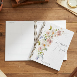 Pastel Floral Modern Planner