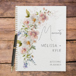 Pastel Floral Modern Wedding Planner<br><div class="desc">This simple but elegant design features a bouquet of pink,  yellow,  and lavender flowers with greenery on a textured white watercolor paper background. Created by Simply Farmhouse Press,  it matches the Pastel Floral Modern Wedding Suite of invitations and matching cards.</div>