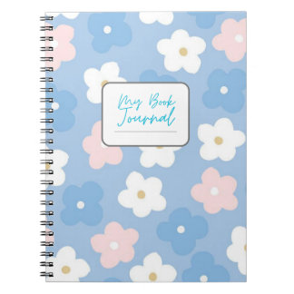 Pastel Floral "My Book Journal" Notebook