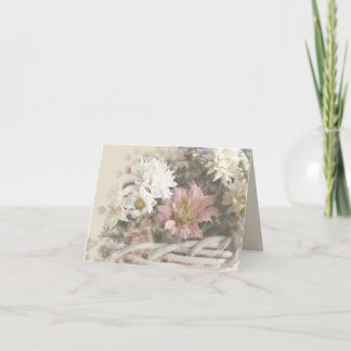 Pastel Floral Note Card