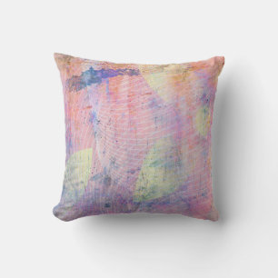 Pastel Floral Painters Delight Cushion