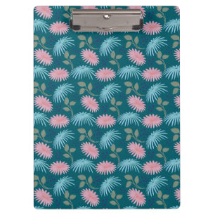 Pastel Floral Pattern Clipboard