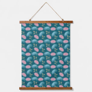 Pastel Floral Pattern  Hanging Tapestry