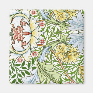 Pastel Floral Pattern Magnet