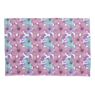 Pastel Floral Pattern Pillowcase