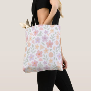 Pastel Floral Tote Bag – Soft & Stylish Everyday