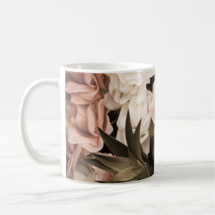 Pastel Floral Vintage: Timeless Elegance Coffee Mug