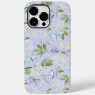Pastel Floral Watercolor Butterfly Case-Mate iPhone 14 Pro Max Case