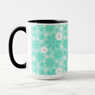 Pastel Florals Pattern MINT Mug