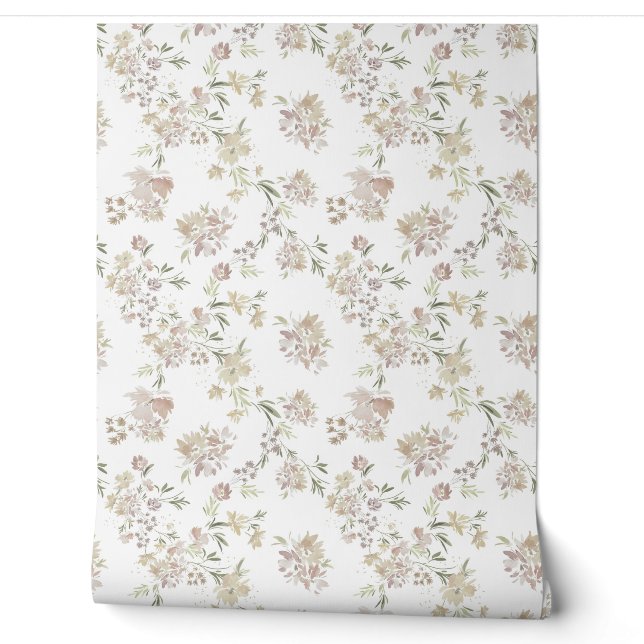 Pastel Florals Wallpaper (Unrolling)