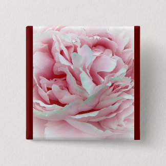 Pastel Flower 15 Cm Square Badge