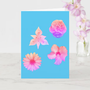 Pastel Flower Bouquet Card
