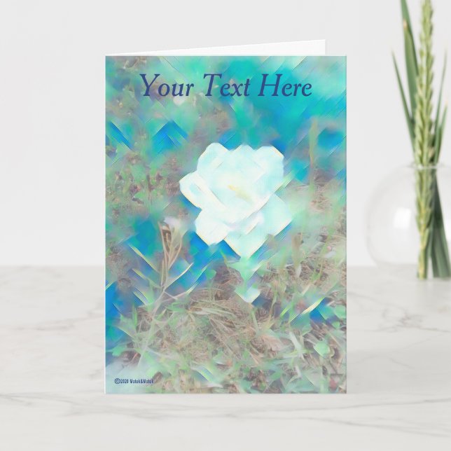Pastel Flower Card (Front)