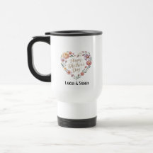 Pastel Flower Floral Happy Mother Day Gift Coffee