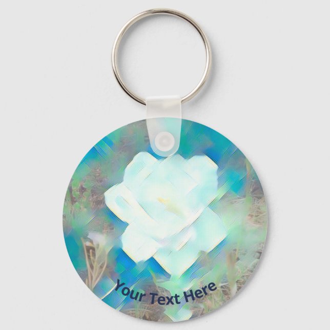 Pastel Flower Key Ring (Front)