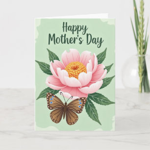 Pastel Flower Mothers Day Card