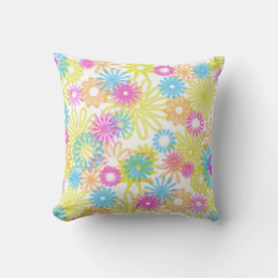 pastel flowers for the whole year round  cushion