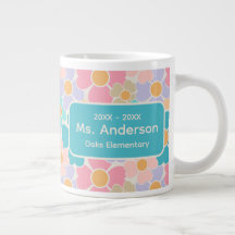 Pastel Flowers Personalised Teacher