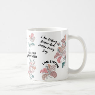 Pastel Flowers Self Love Coffee Mug