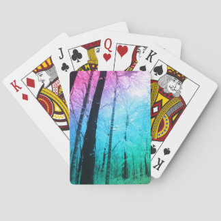 Pastel Forest Playing Cards
