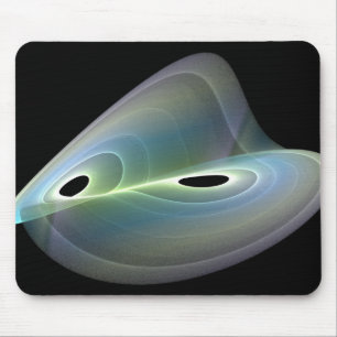 pastel fractal mouse pad