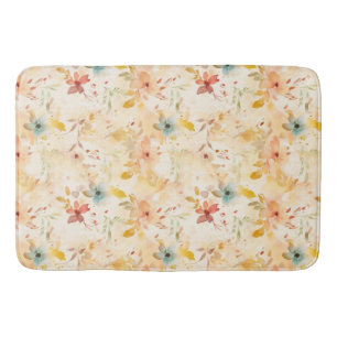 Pastel Free Spirit Floral Bath Mat