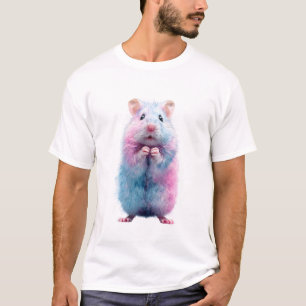 Pastel Galaxy Hamster Artistic Men T-Shirt