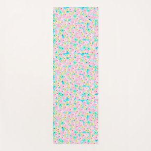 Pastel Garden Bloom Yoga Mat