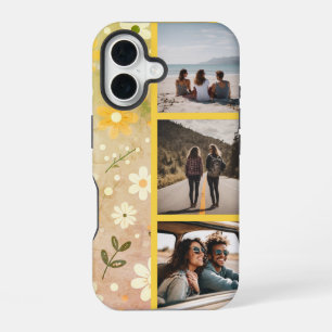 Pastel Garden Delight Photo Collage iPhone 16 Case