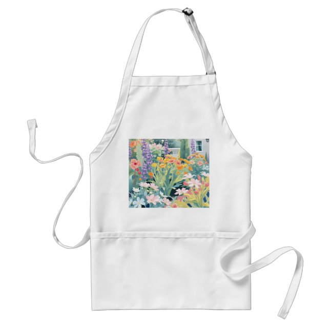 Pastel Garden Impression Standard Apron (Front)